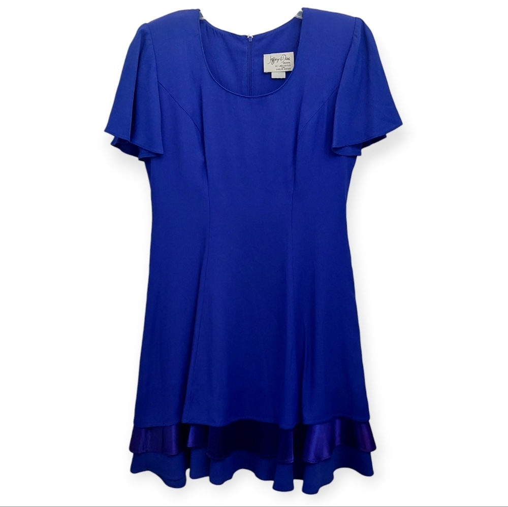 Elegant Blue Midi Dress